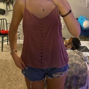 Pink tank top!